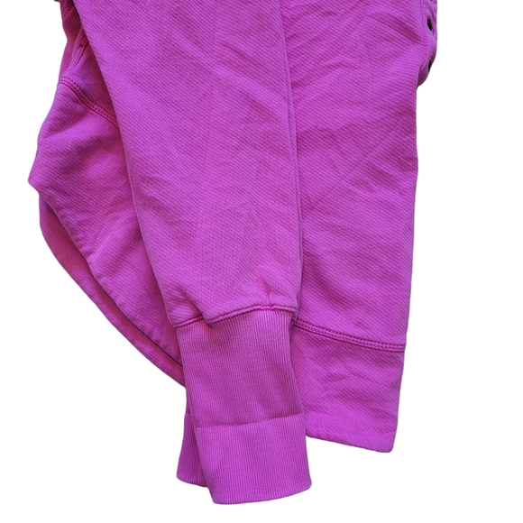 Pilcro by Anthropologie Spliced Henley Longsleeve Neon Pink Glow Top, Size M - Picture 14 of 15